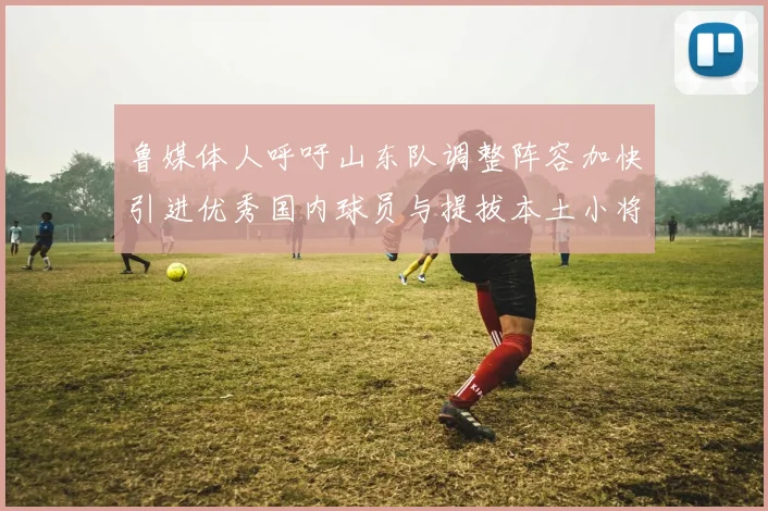 鲁媒体人呼吁山东队调整阵容加快引进优秀国内球员与提拔本土小将